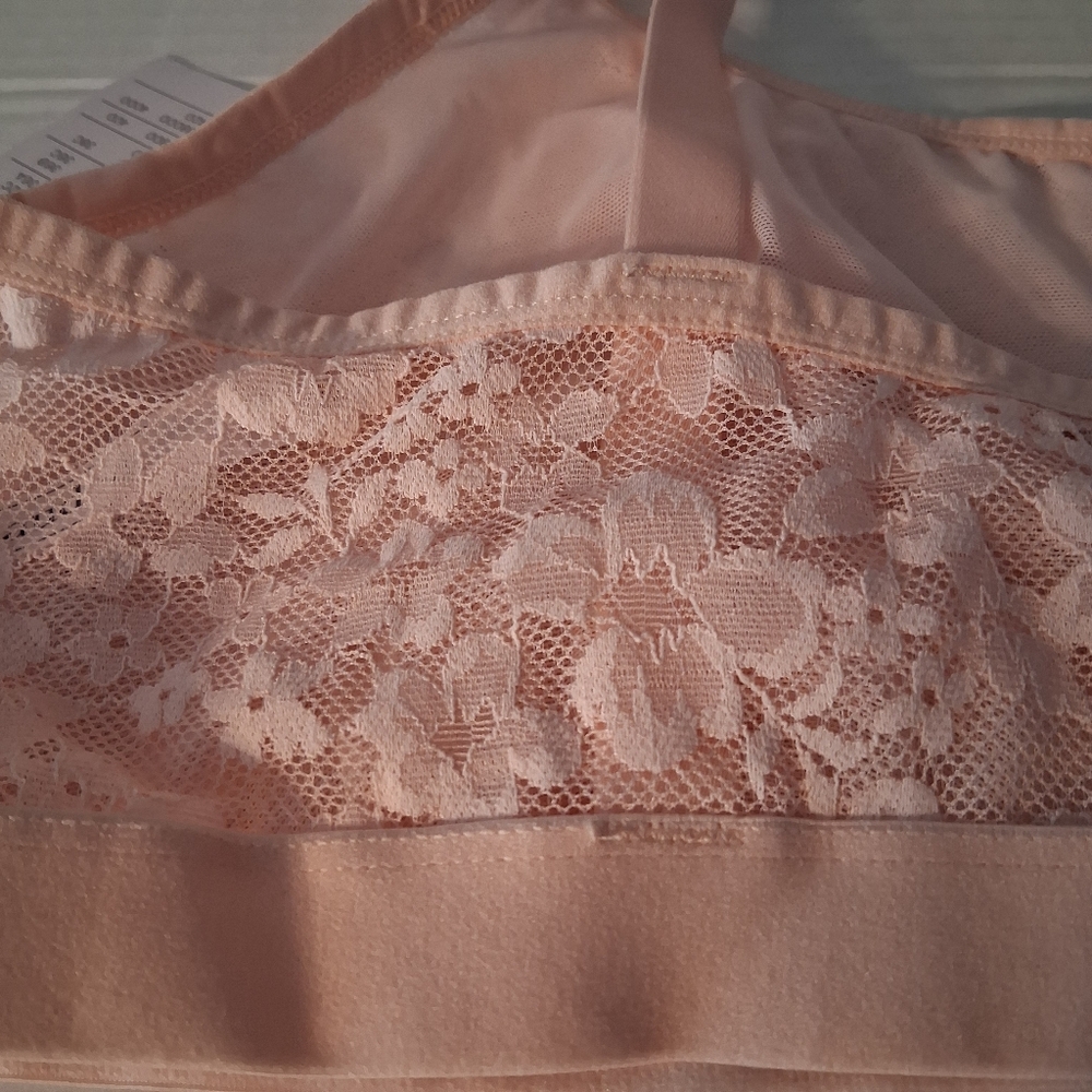 Auden Lace Bralette in Soft Pink Unlined XL - Picture 6 of 6